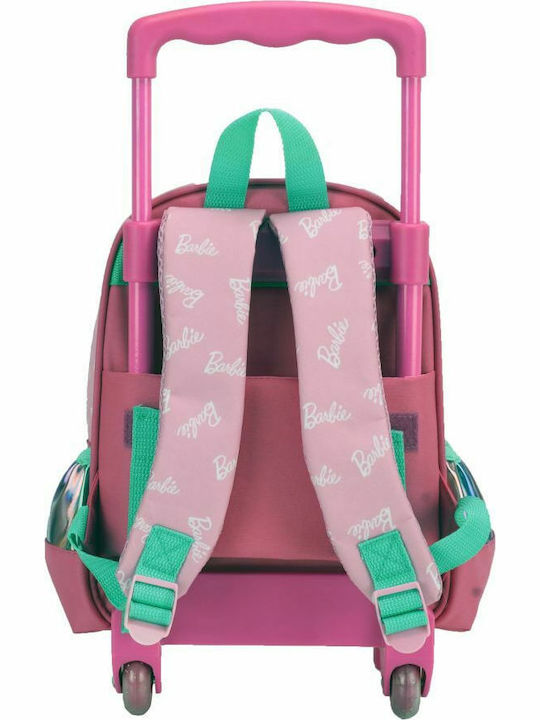 Gim Barbie Think Sweet School Bag Trolley Kindergarten in Pink color 12lt