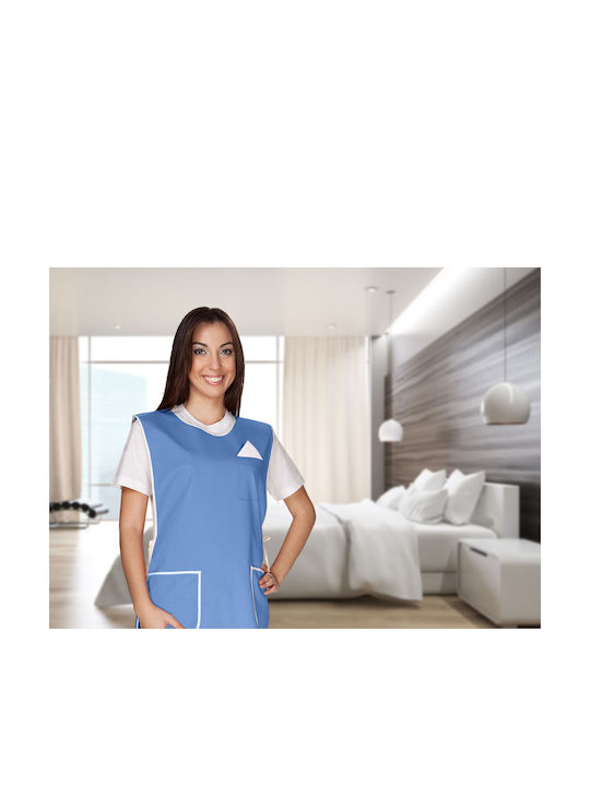 Beauty Home Deft Ολόσωμη Ποδιά Καθαρισμού Γαλάζια Ε7008-ΓΑΛΑΖΙΟ 85x51