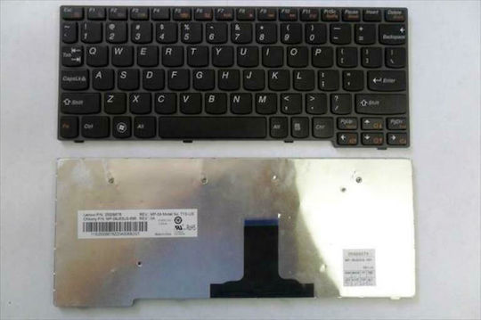 Tastatură pentru Ideapad S10-3 cu cadru Engleză (UK) Negru