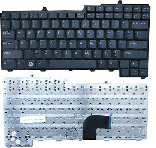 Dell Πληκτρολόγιο Laptop για Latitude D520 με Πλαίσιο και Διάταξη Αγγλικά (UK) σε Μαύρο χρώμα