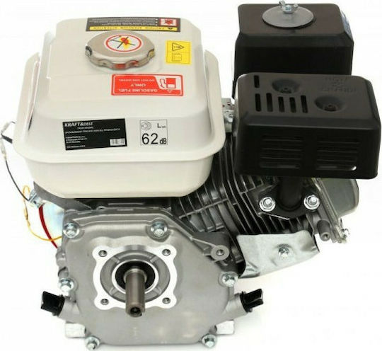 Kraft & Dele Motor pe benzină 196cc 7hp Maximă Rotații 3000rpm cu Pană (Rezervor 3.6lt)