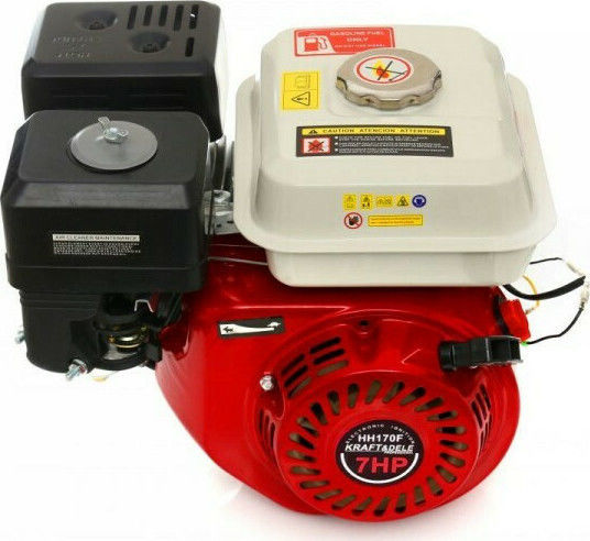 Kraft & Dele Motor pe benzină 196cc 7hp Maximă Rotații 3000rpm cu Pană (Rezervor 3.6lt)