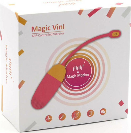 Magic Motion Magic Motion Vini App Controlled Vibrator Vibrator Ei mit Fernbedienung Pink / Yellow