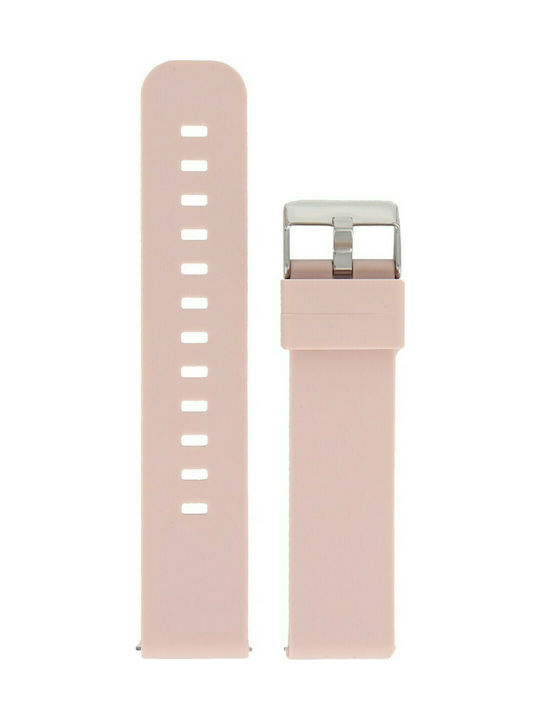 Diloy Straps Gummi-Armband Rosa 18mm