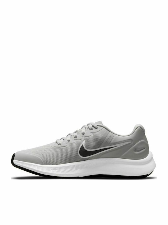 Star Runner Star Runner 3 Kids Sports Shoes Running with Laces Lt Smoke Grey / Black / Smoke Grey
