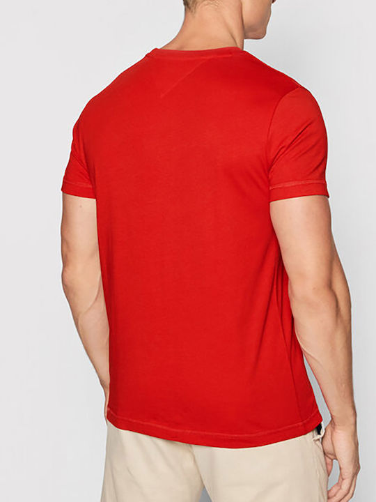 Tommy Hilfiger Ανδρικό T-shirt Pollen με Λογότυπο