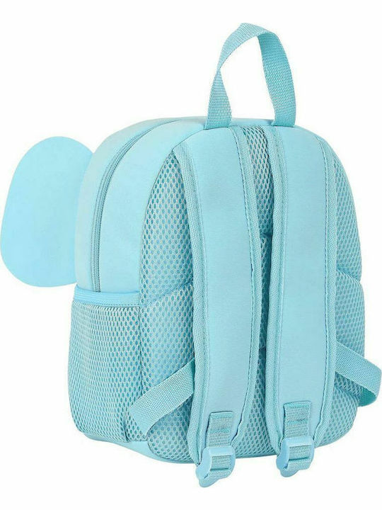 Safta Elephant School Bag Backpack Kindergarten in Light Blue color 9lt