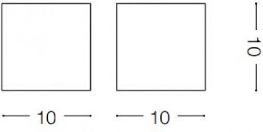 Ideal Lux Spot LED 8.5W 3000K 10x10x10cm Ideal Lux Spot LED 8.5W 3000K 10x10x10cm