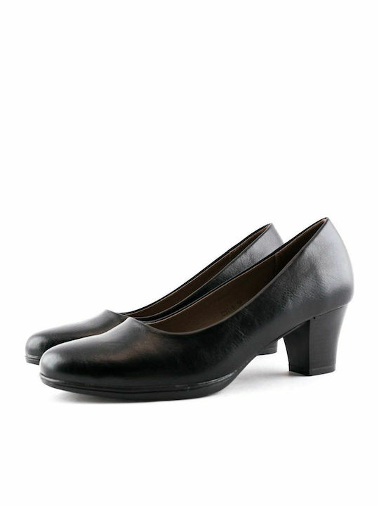 3218 Pantofi cu toc Negre