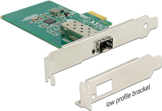 DeLock Ενσύρματη Κάρτα Δικτύου Gigabit (1Gbps) Ethernet PCI-e