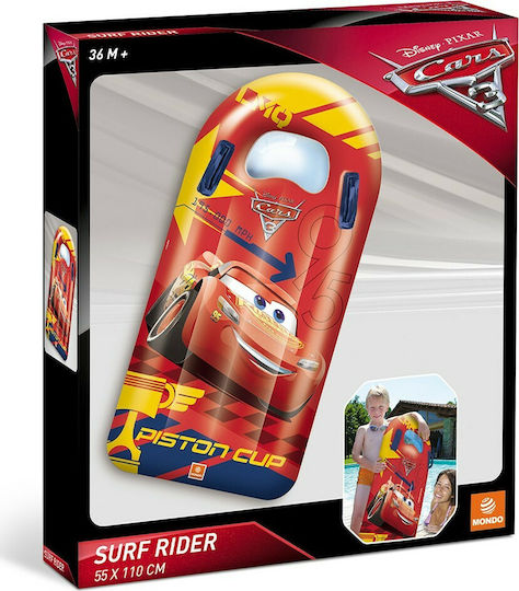 Mondo Inflatable Плувна Дъска 110x55см Cars