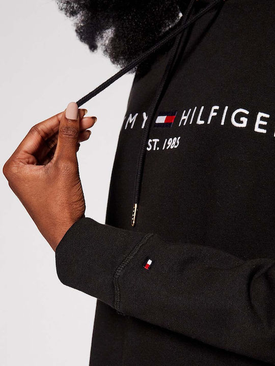 Women's Sweatshirt Hooded Black