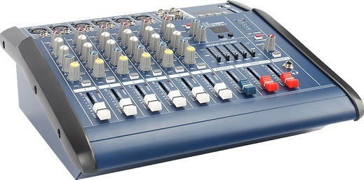 PMX602D Αυτοενισχυόμενη Αναλογική Κονσόλα 6.0 Καναλιών με Phantom Power & 6 Εισόδους XLR