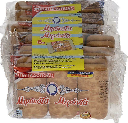 Papadopoulou Biscuits Miranda 6pcs 250gr