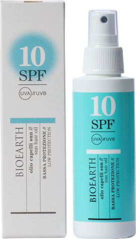 Bioearth SPF10 Αντηλιακό Spray Μαλλιών 125ml