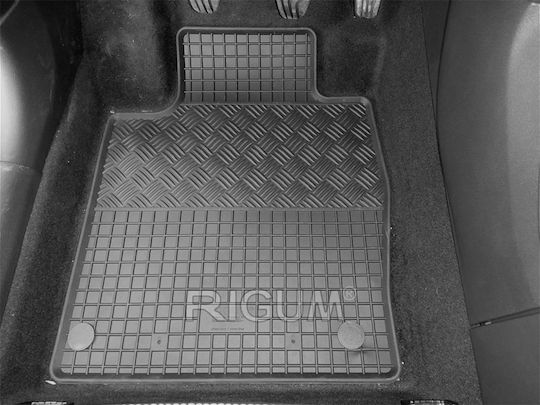 Rigum Set of Front and Rear Mats 4pcs for Nissan Juke 2019+ Black