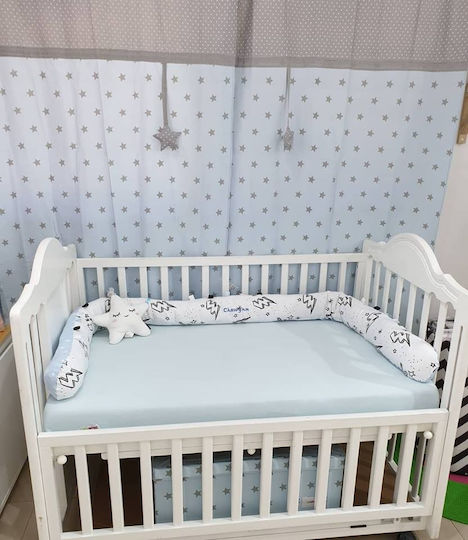 Minene Snuggly Панта Змия Вътрешен Светлосин 12x240см