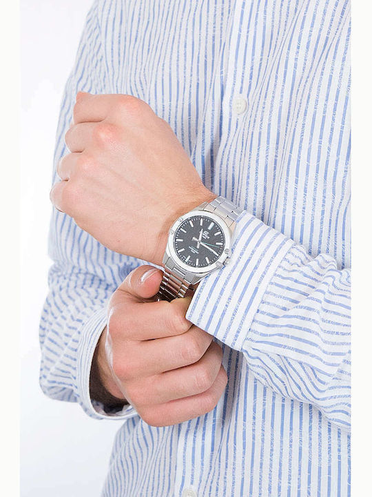 Casio Edifice Ceas Barbati 42.5mm Baterie cu Brățară Din Metal Argintie