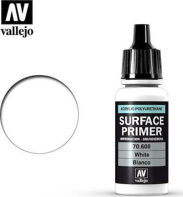 Acrylicos Vallejo Surface Primer Culoare Modelism White 17ml 70.600
