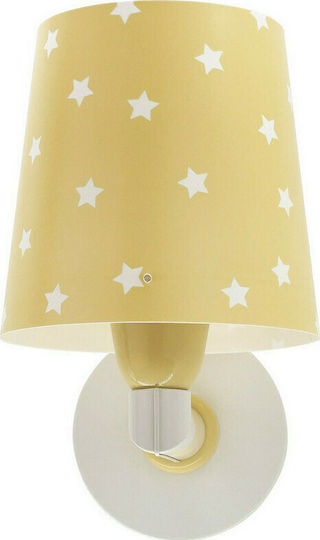Ango Led Plastic Kids Wall Light Starlight Yellow