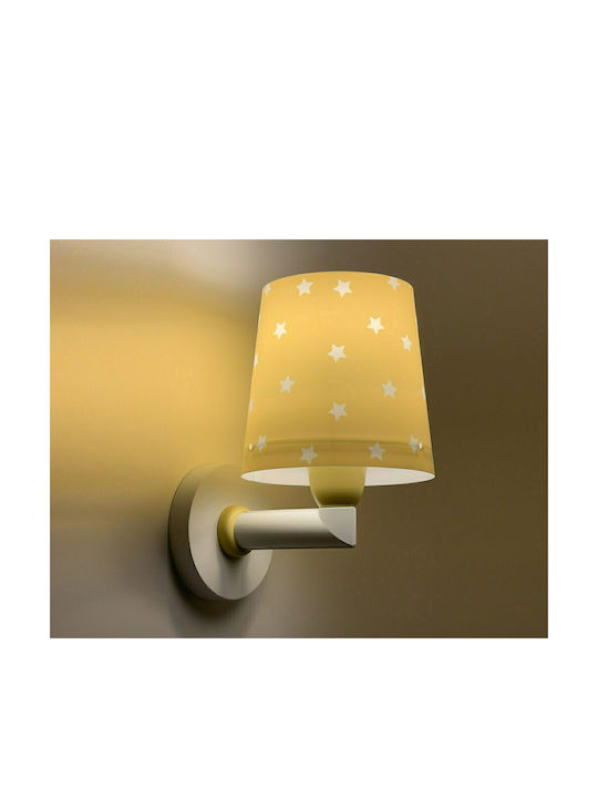 Ango Παιδικό Φωτιστικό Τοίχου Led Πλαστικό Starlight Yellow