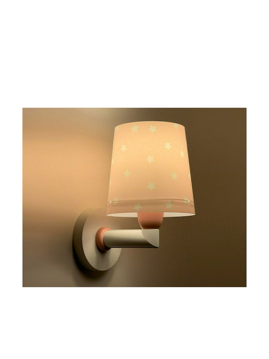 Ango Led Plastic Kids Wall Light Starlight Pink