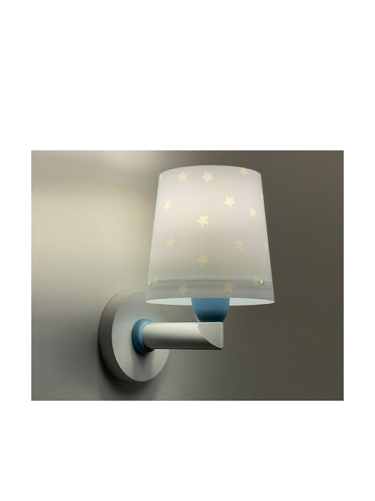 Ango Led Plastic Kids Wall Light Starlight Blue
