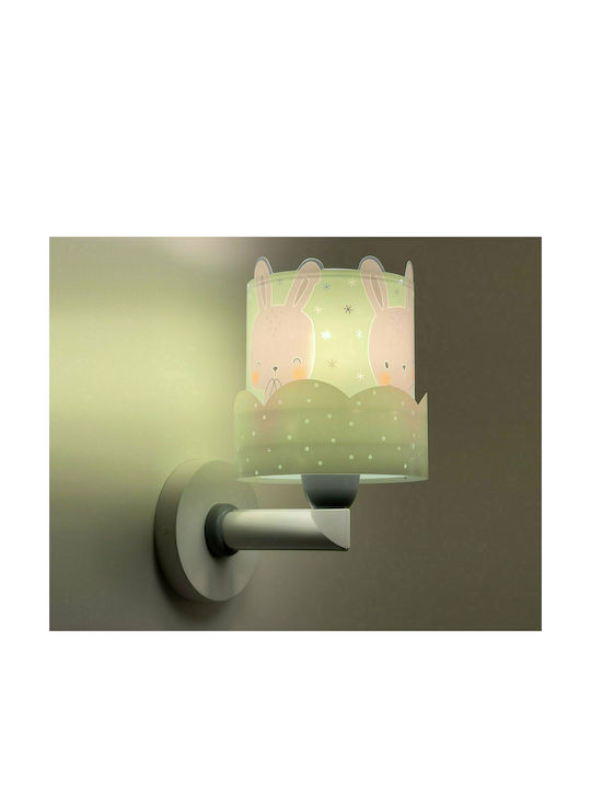 Ango Παιδικό Φωτιστικό Τοίχου Led Πλαστικό Bunny Green