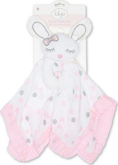 Lulujo Πανάκι Μωρού Bunny Ροζ