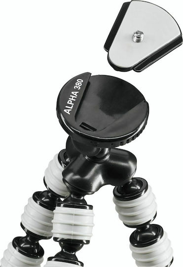 Cullmann Alpha 380 Camera Tripod with Spherical Head up to 30cm and Maximum Load 1.5kg