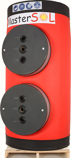 MasterSOL BLV Glass Double Energy Forced Circulation Water Heating System One Heat Exchanger 2000lt/30m²