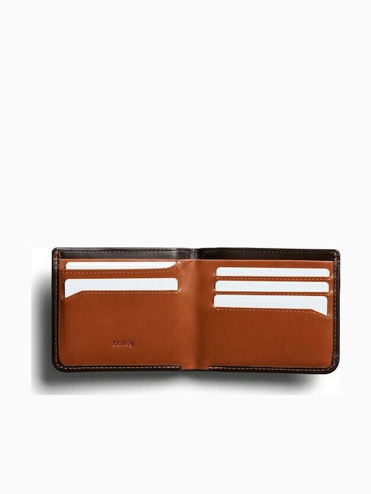 Hide And Seek Leather Men's Wallet with RFID Brown