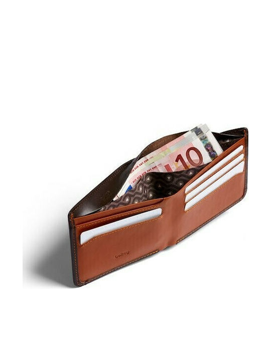 Hide And Seek Leather Men's Wallet with RFID Brown