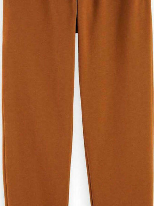 Sweatpants with Elastic Brown