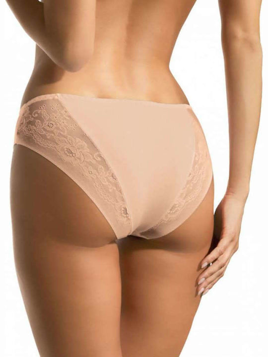 Babell 108 Baumwolle Damen Slip Beige 127397