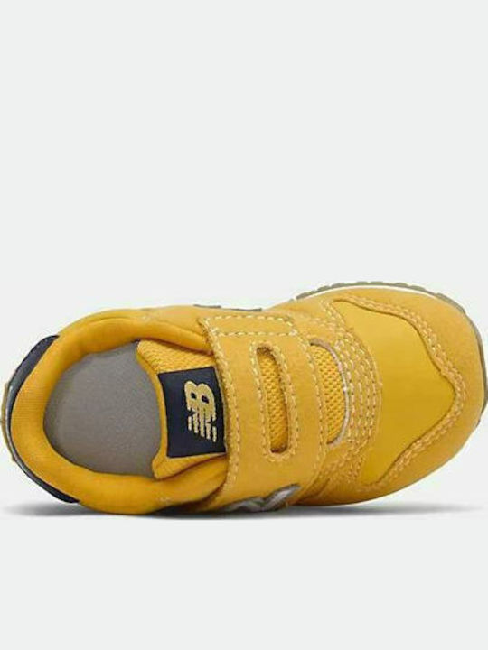 373 Παιδικά Sneakers με Σκρατς Κίτρινα