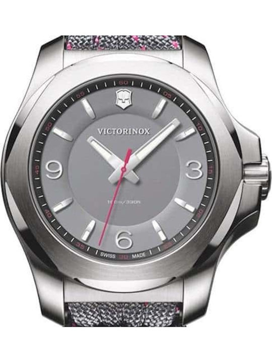 Victorinox I.N.O.X. V Damen Uhr mit Gray Stoffarmband