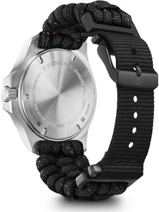 Victorinox I.N.O.X. V Women's Watch with Black Fabric Strap