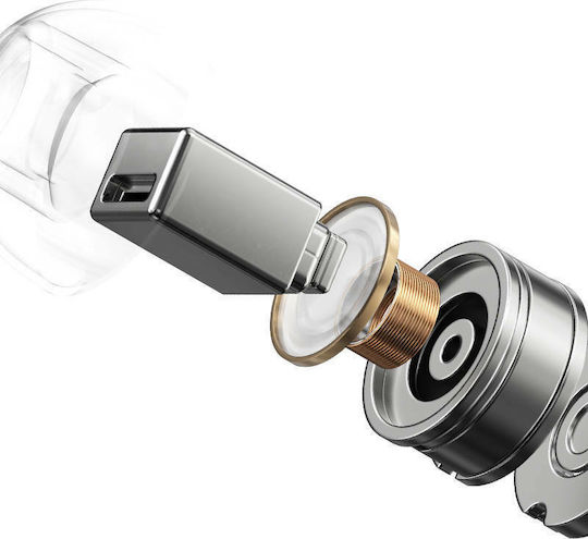 Haylou W1 In-ear Bluetooth Handsfree Earphones with Sweat Resistance and Charging Case White