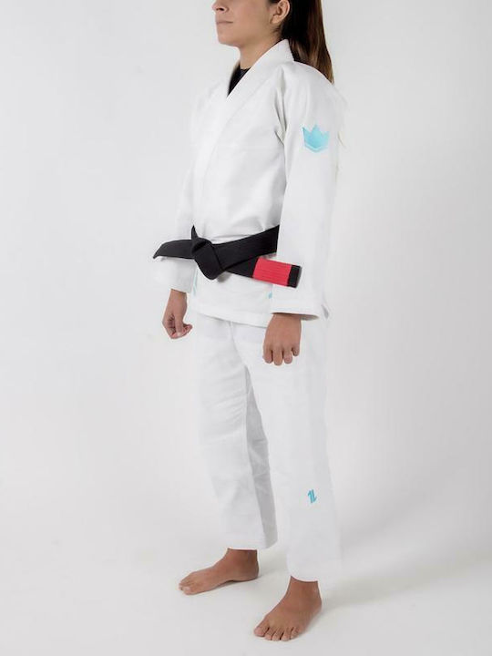 Kingz The One Gi Uniform Brasilianisches Jiu Jitsu Weiß