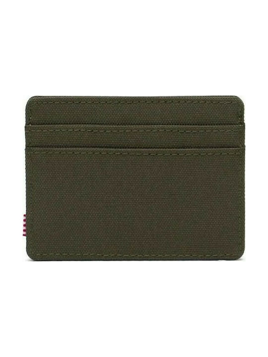 Herschel Charlie Men's Card Wallet with RFID Khaki