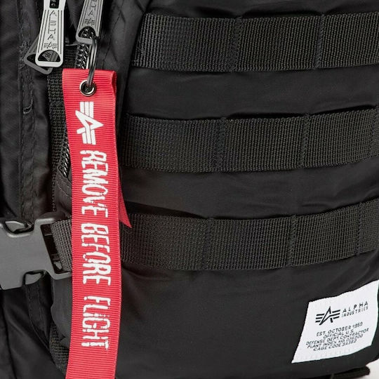 Alpha Industries Tactical Military Backpack Backpack made of Polyester Black