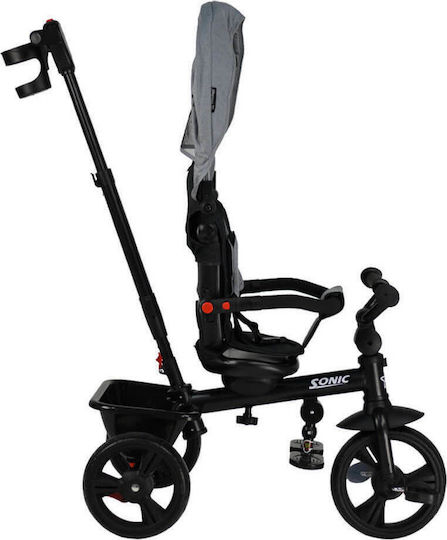 Bebe Stars Sonic 360° Kinderdreirad Klappbar mit Elterngriff für 18 Monate Graue