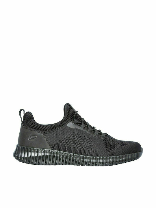 Skechers Cessnock Low Work Black OB with Certification FO , SR,SRC