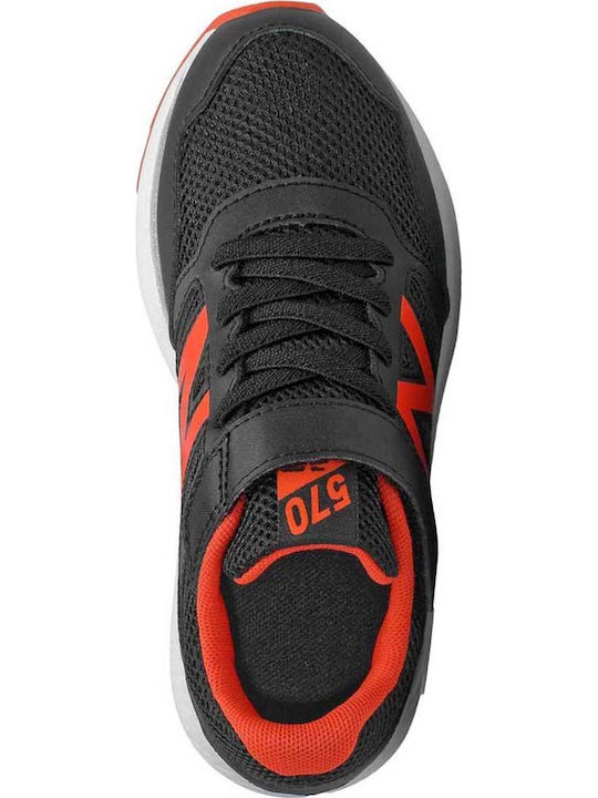 570 Kids Sneakers with Scratch Black
