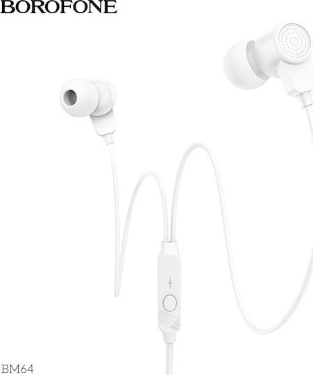 Borofone BM64 Безжични Стерео с жак 3.5mm Бял