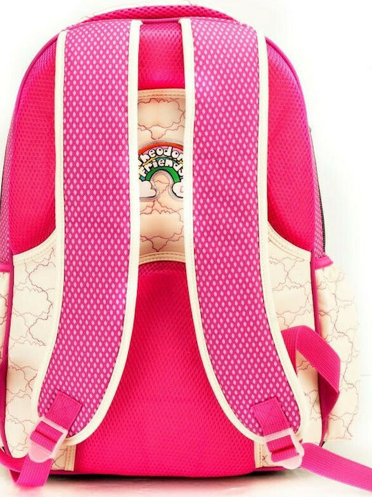 Nici Ruby Rosa Schulranzen Rucksack Grundschule Rosa mit Flaschenhalter 30Liter