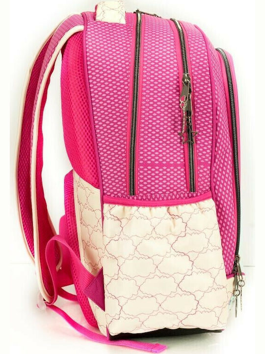 Nici Ruby Rosa Schulranzen Rucksack Grundschule Rosa mit Flaschenhalter 30Liter