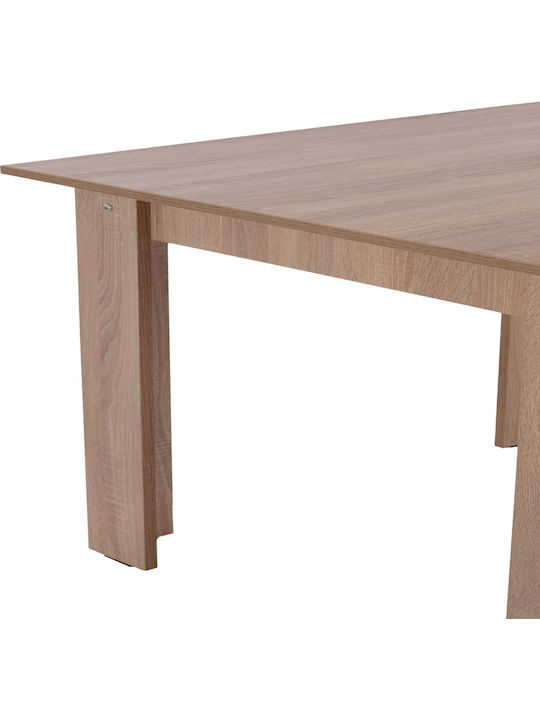 Kelvin Τραπέζι Κουζίνας Ξύλινο Sonama Oak 110x80x77εκ.