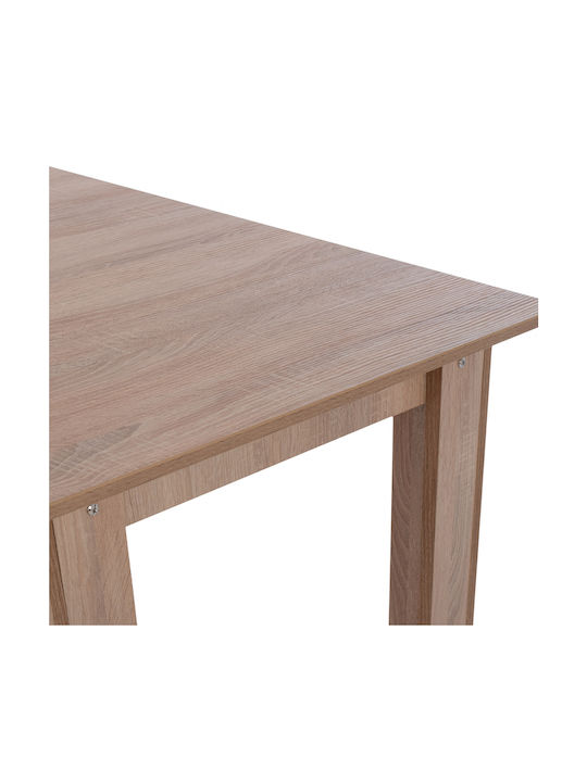 Kelvin Τραπέζι Κουζίνας Ξύλινο Sonama Oak 110x80x77εκ.